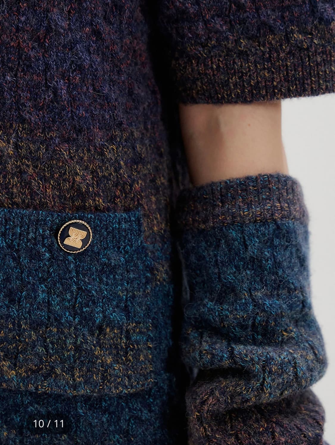 EENK 잉크 니트원피스+암워머 세트 상품이미지6