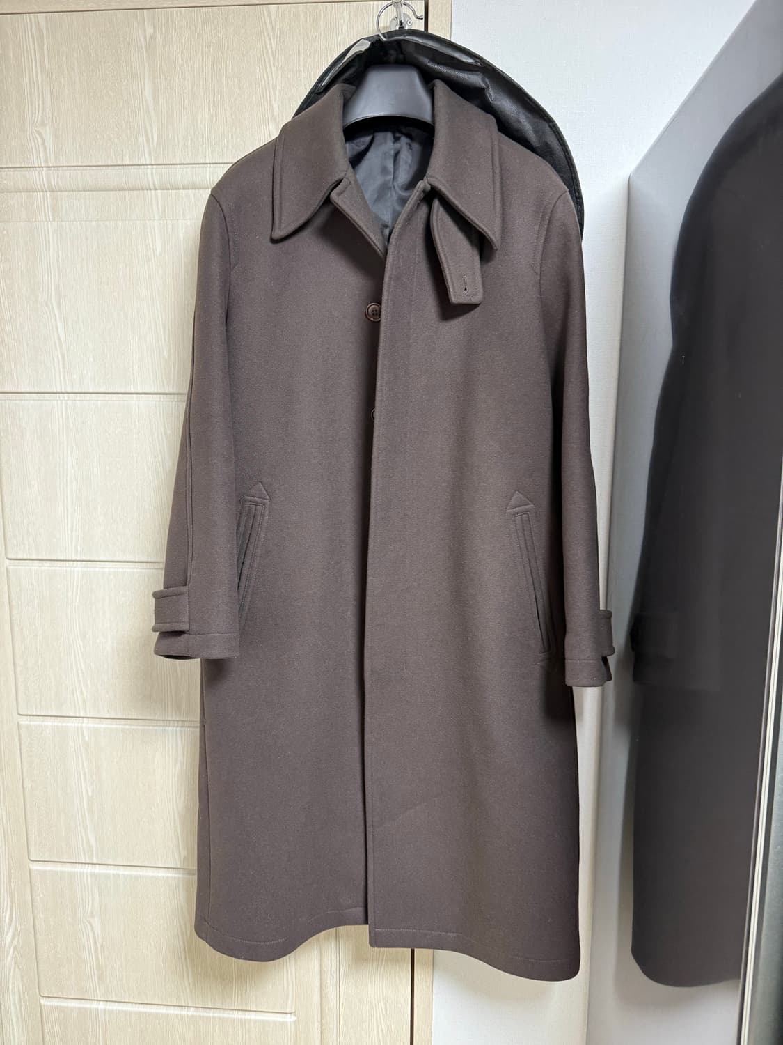 쿠어 mtr 발마칸 코트 딥브라운 S사이즈 상품이미지1