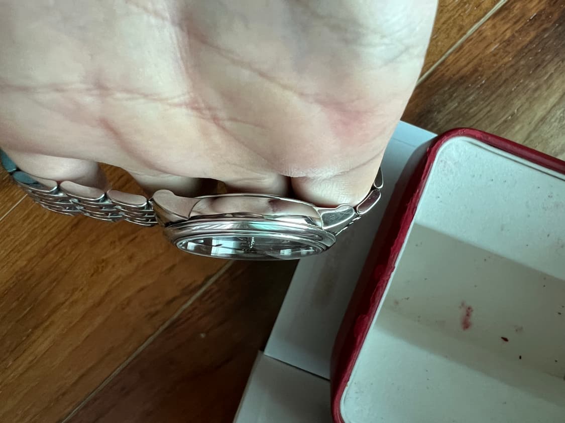 오메가 드빌 프리스티지 36.8 청판 로만인덱스 풀박 상품이미지5
