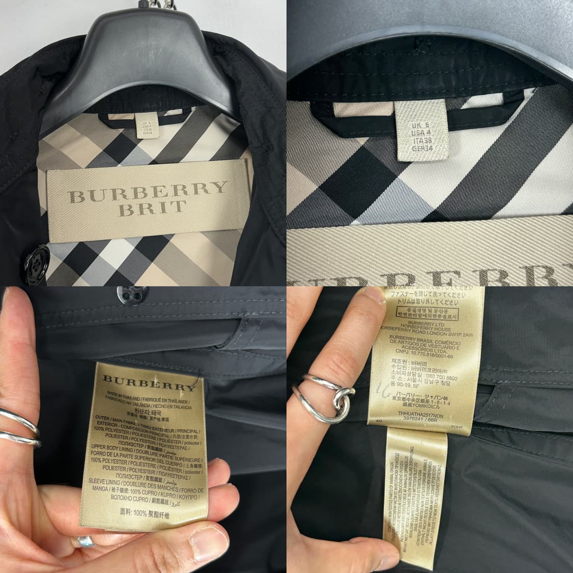 Burberry Brit Hooded High-Neck Nylon Coa 상품이미지9