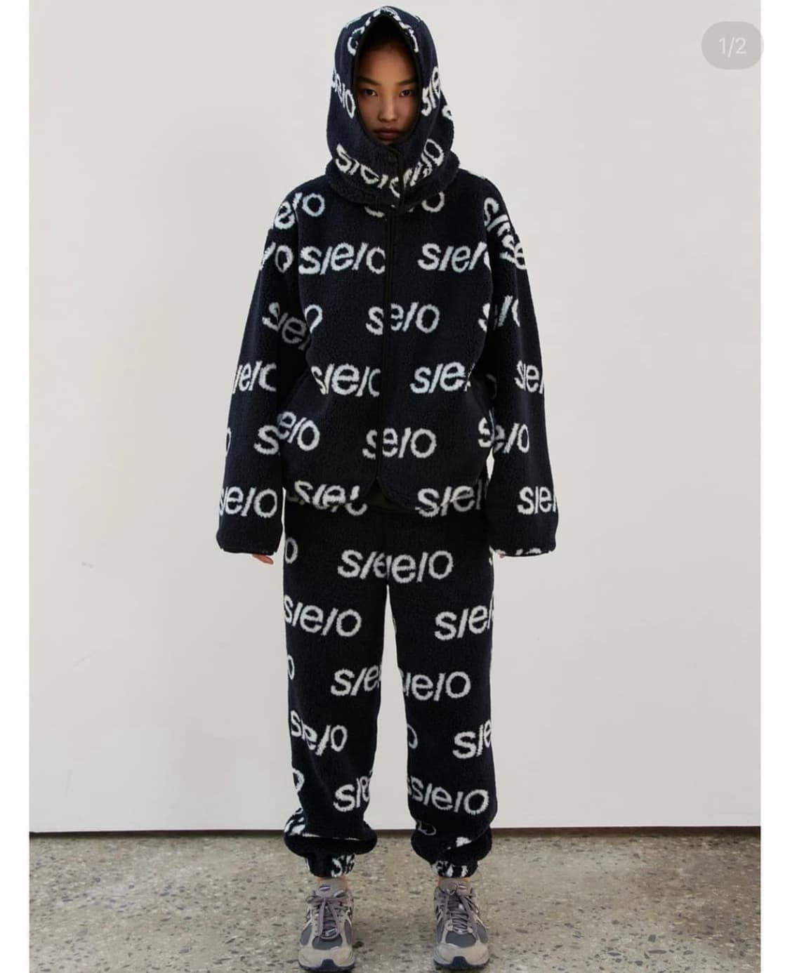 에스이오 후리스 fleece jacket 네이비 상품이미지1