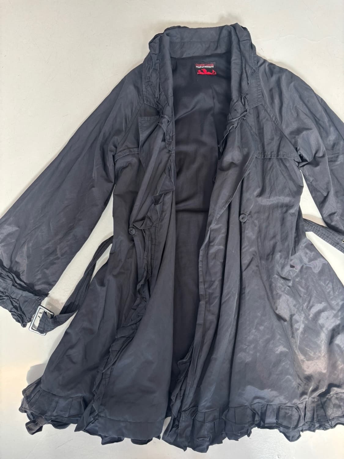 Christian Lacroix Ruffle Trench Coat 상품이미지5