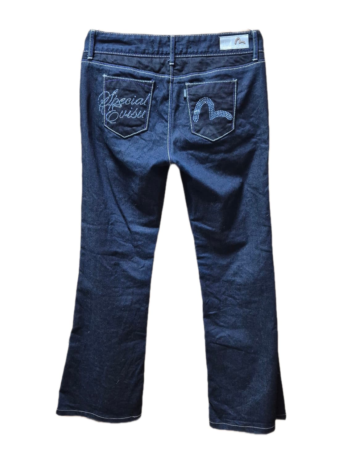 에비수 부츠컷 큐빅 데님 상품이미지2