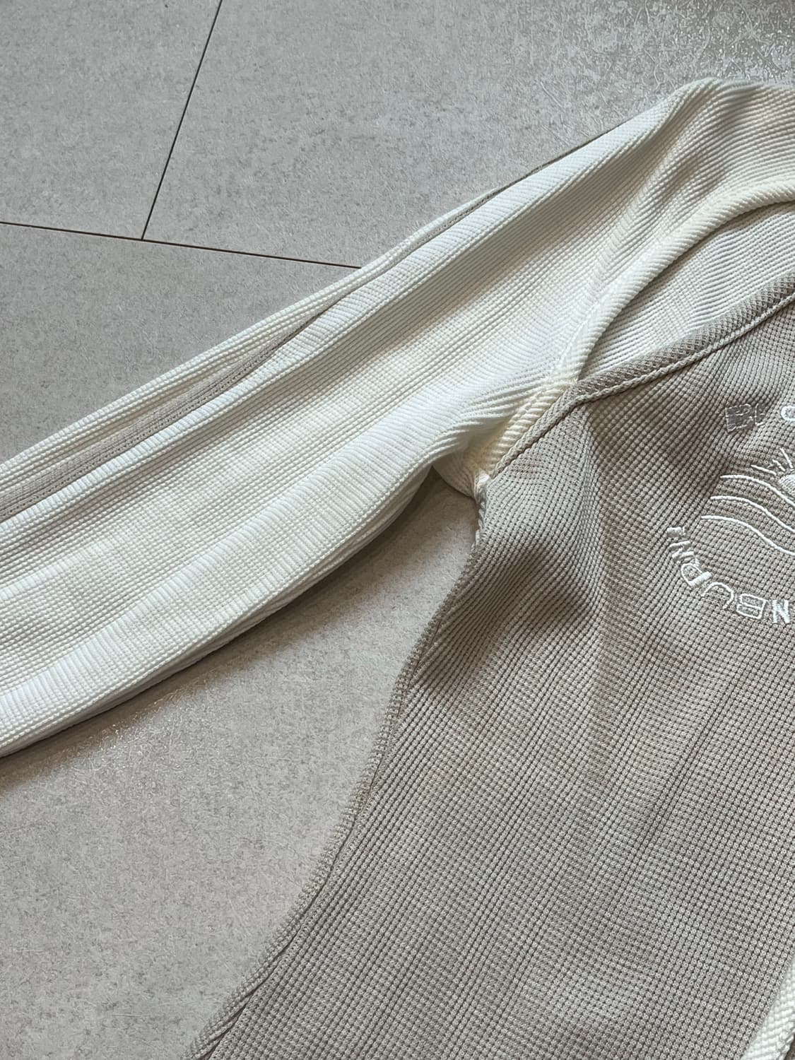 기준 래글런 컷아웃 탑 니트 S 상품이미지3