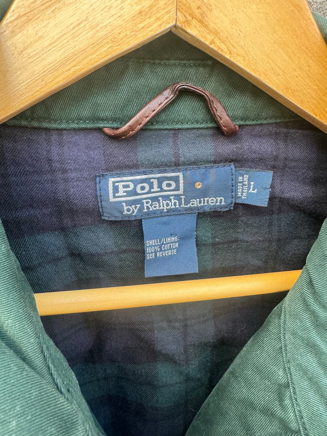 폴로 랄프로렌 빈티지 체크안감 바라쿠타 스윙톱 자켓 그린 L 상품이미지8