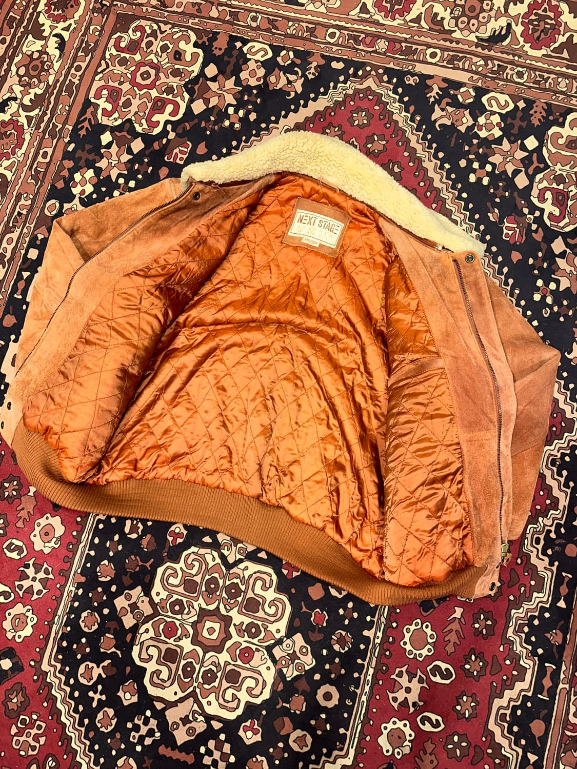 ( XL-2XL ) Japan 레더자켓 봄버자켓 a2가죽 스웨이드자켓 상품이미지7