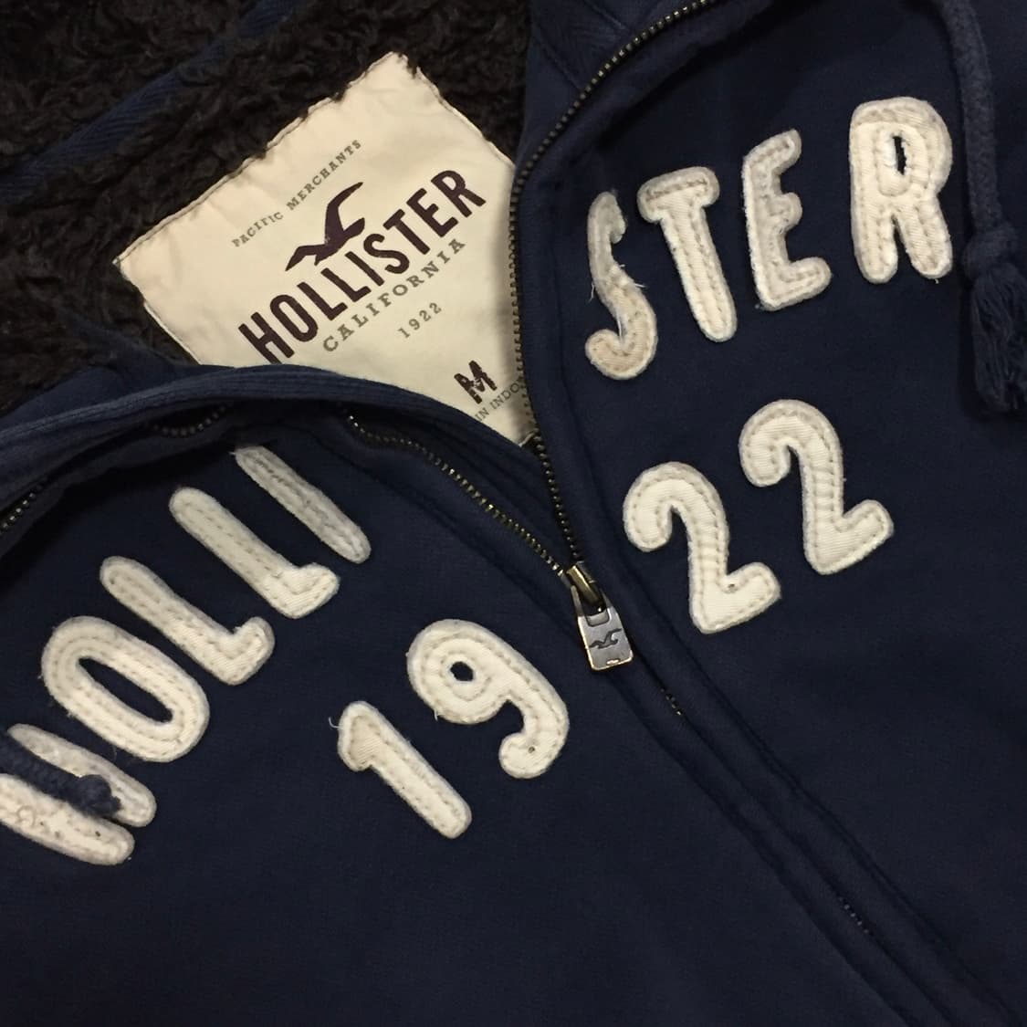 홀리스터 Hollister 1922 보아털 울프죠 후드집업 상품이미지5