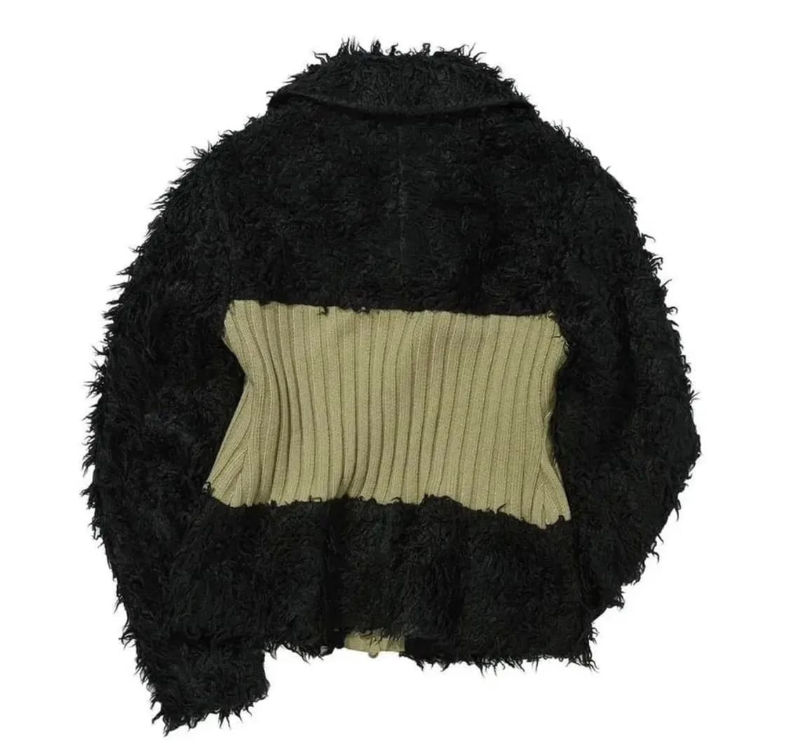 앤더슨벨 올가 헤어리 니트 집업 자켓 상품이미지3