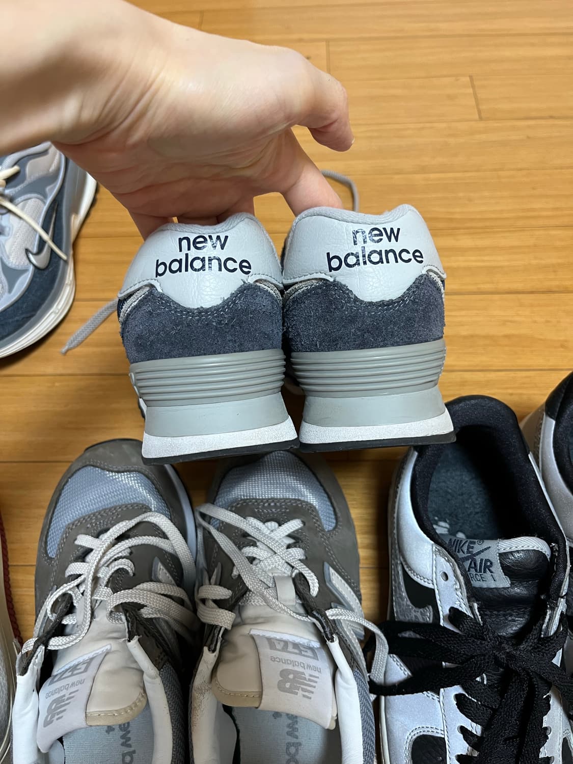 뉴발란스 574 2018년 240 네이비 상품이미지2