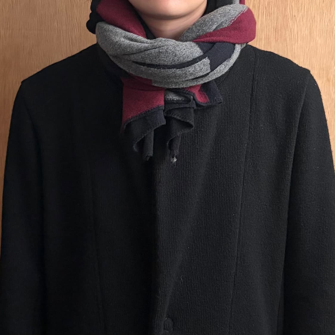 꼼데가르송 셔츠 패턴 머플러 상품이미지3