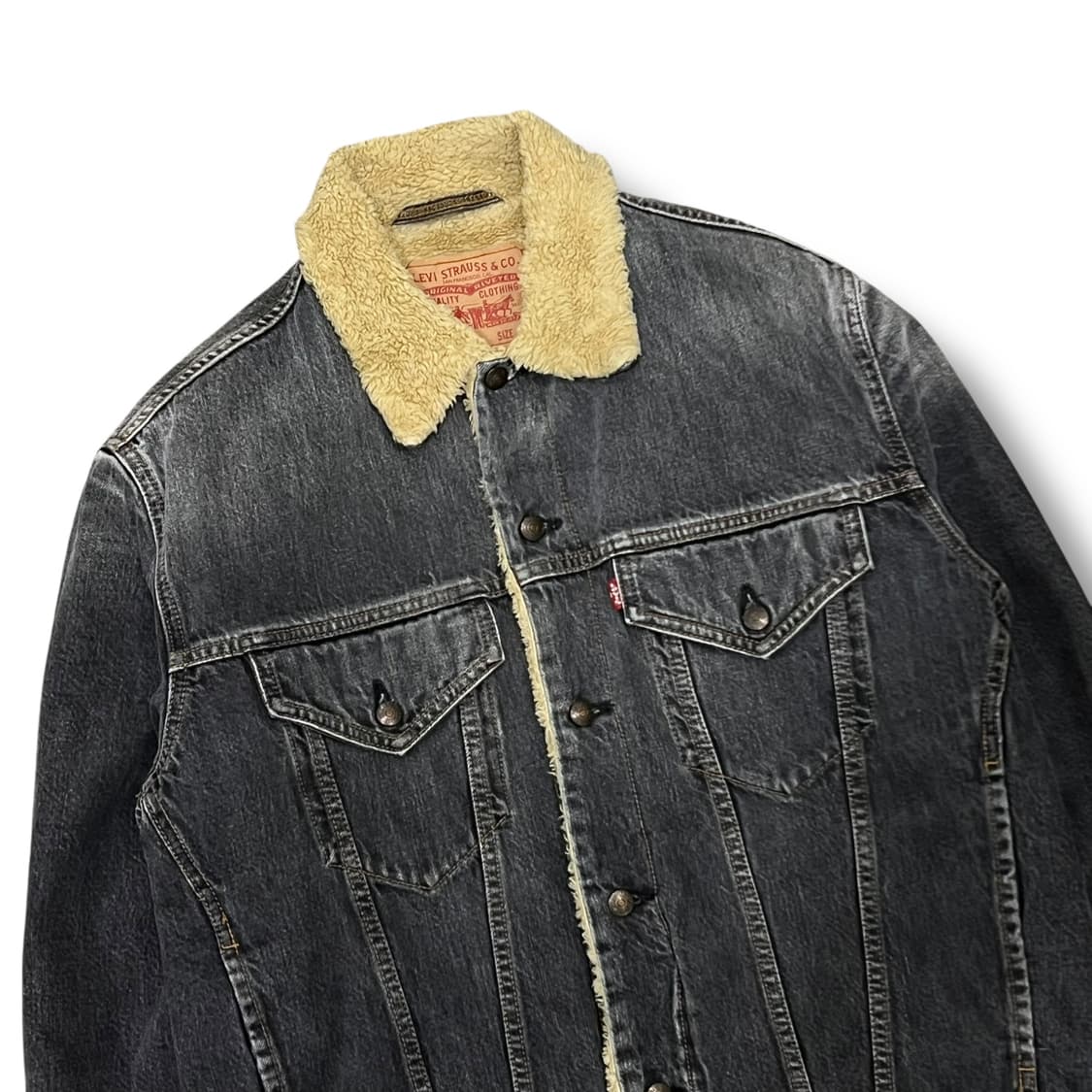 리바이스 셰르파 흑청 데님자켓 s08672 상품이미지4