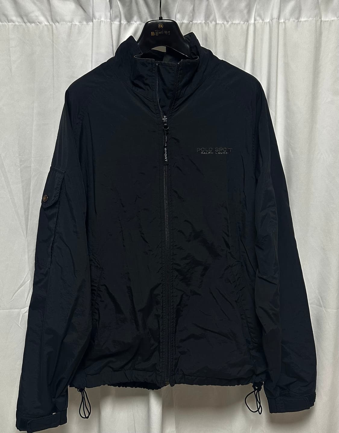 no.179 폴로 스포츠 나일론 블랙 바람막이xxl 상품이미지1