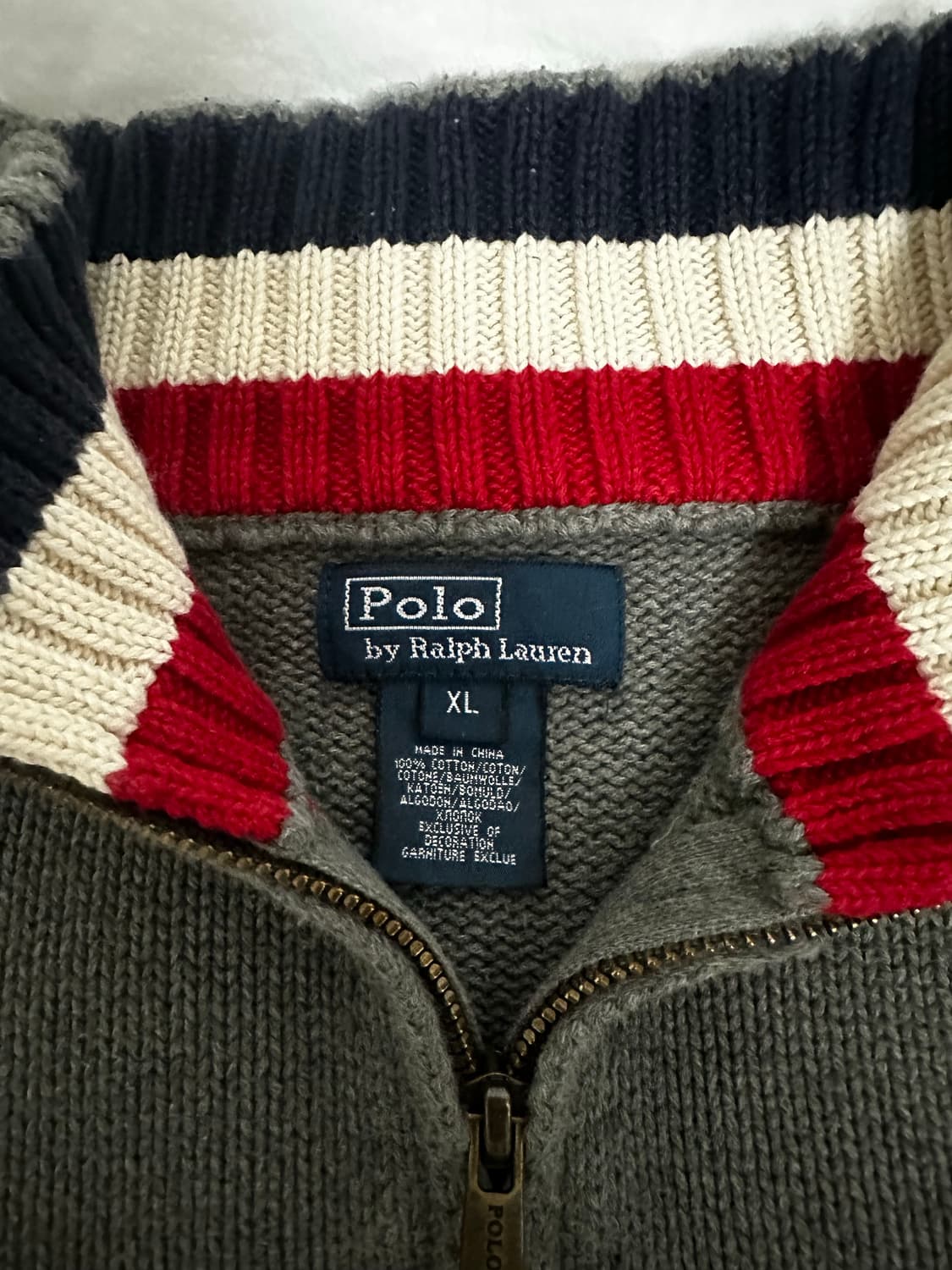 폴로 빅포니 니트집업 상품이미지2