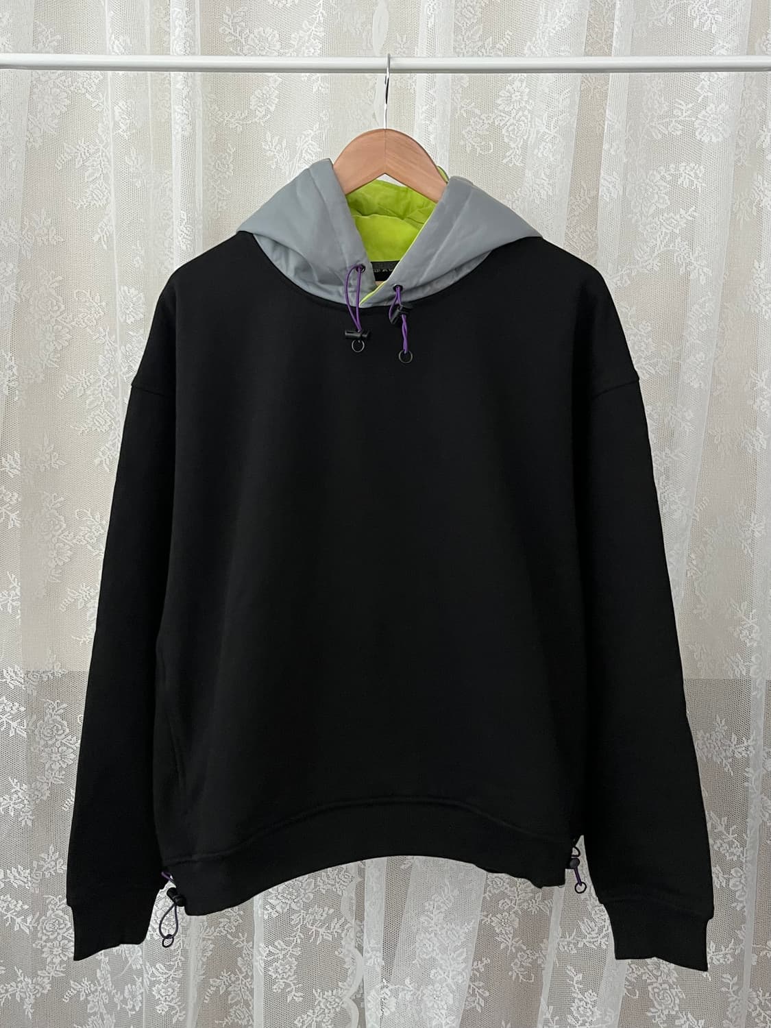 F) 미스터차일드 도킹 후드 티셔츠 블랙 상품이미지1