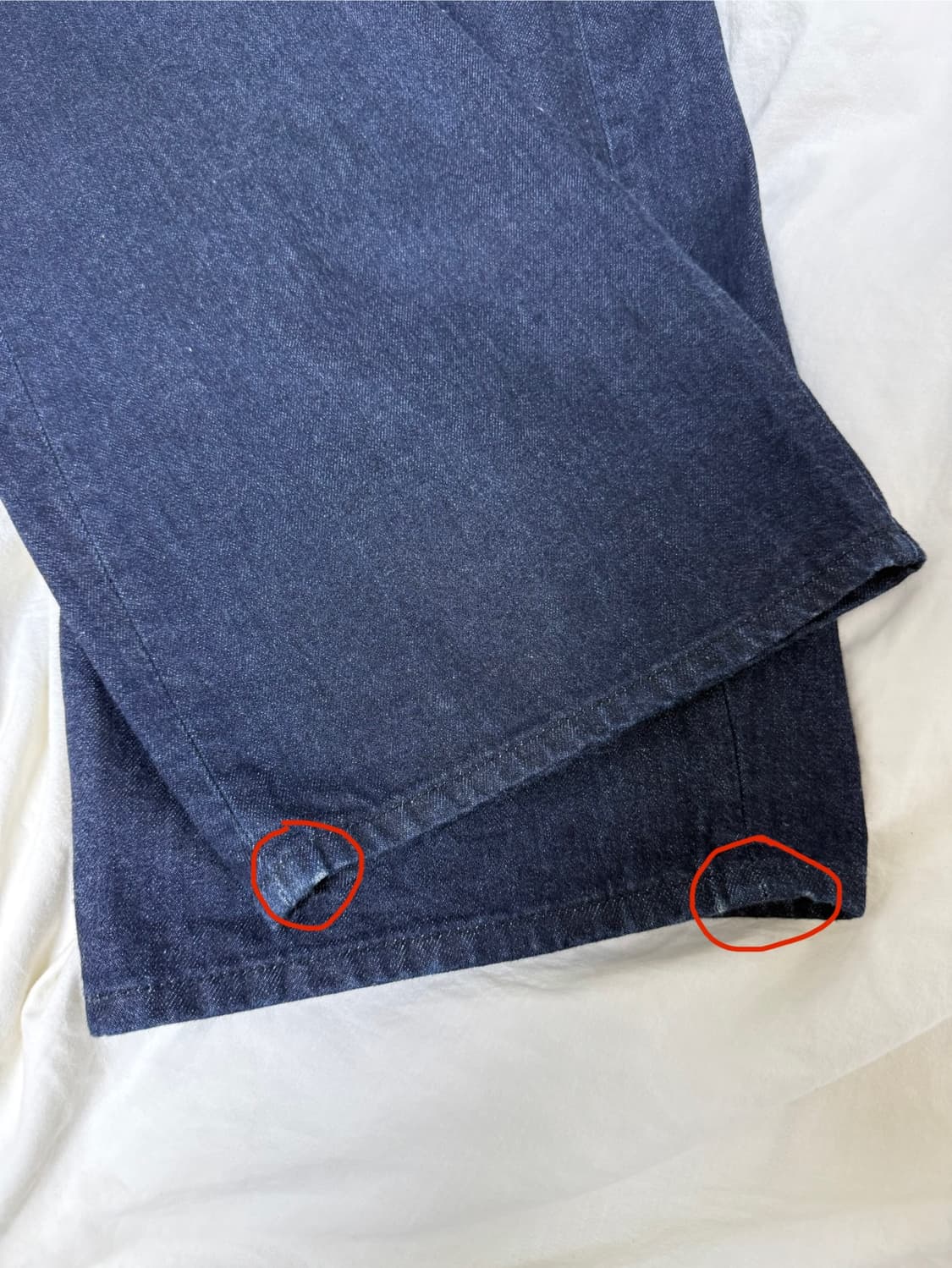 해칭룸 Wide Curve Jeans Washed Indigo 상품이미지2
