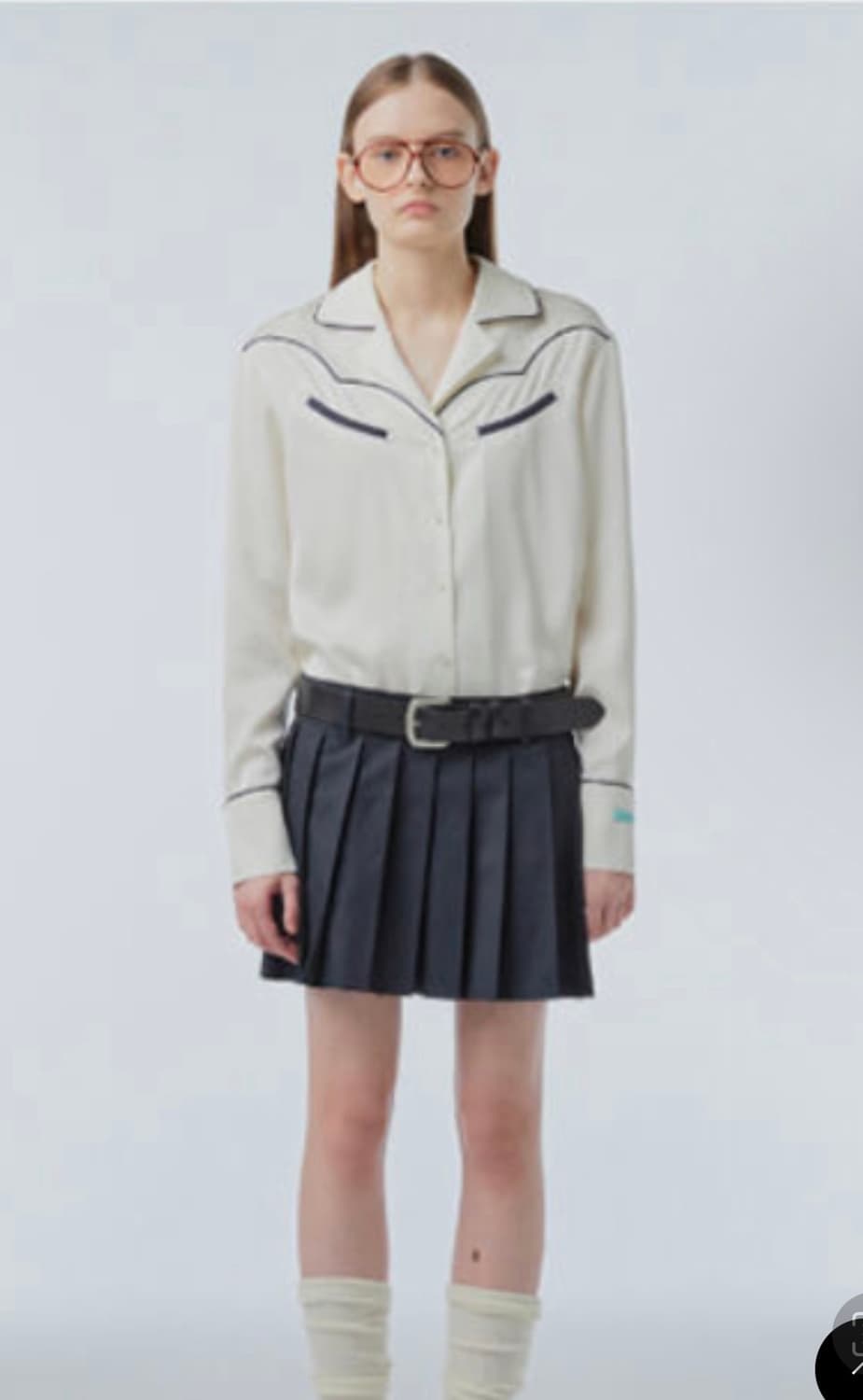 Silk western blouse shirt 상품이미지4
