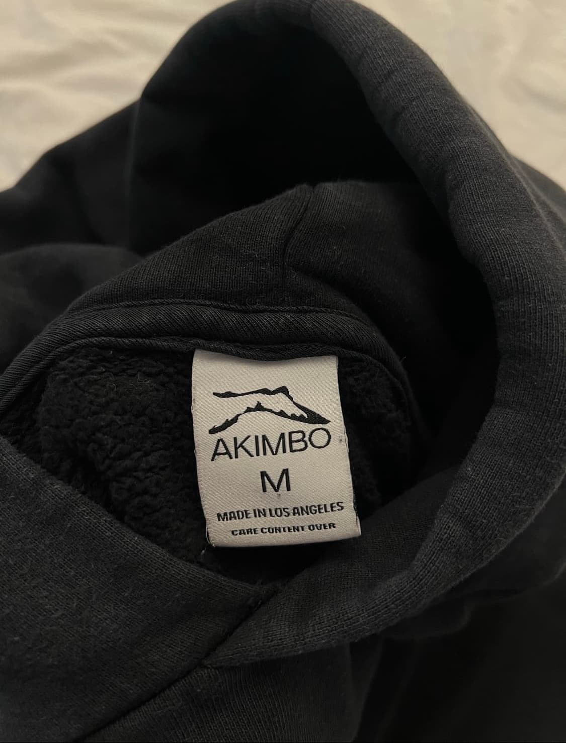 아킴보 블랙 후드티 m 상품이미지2