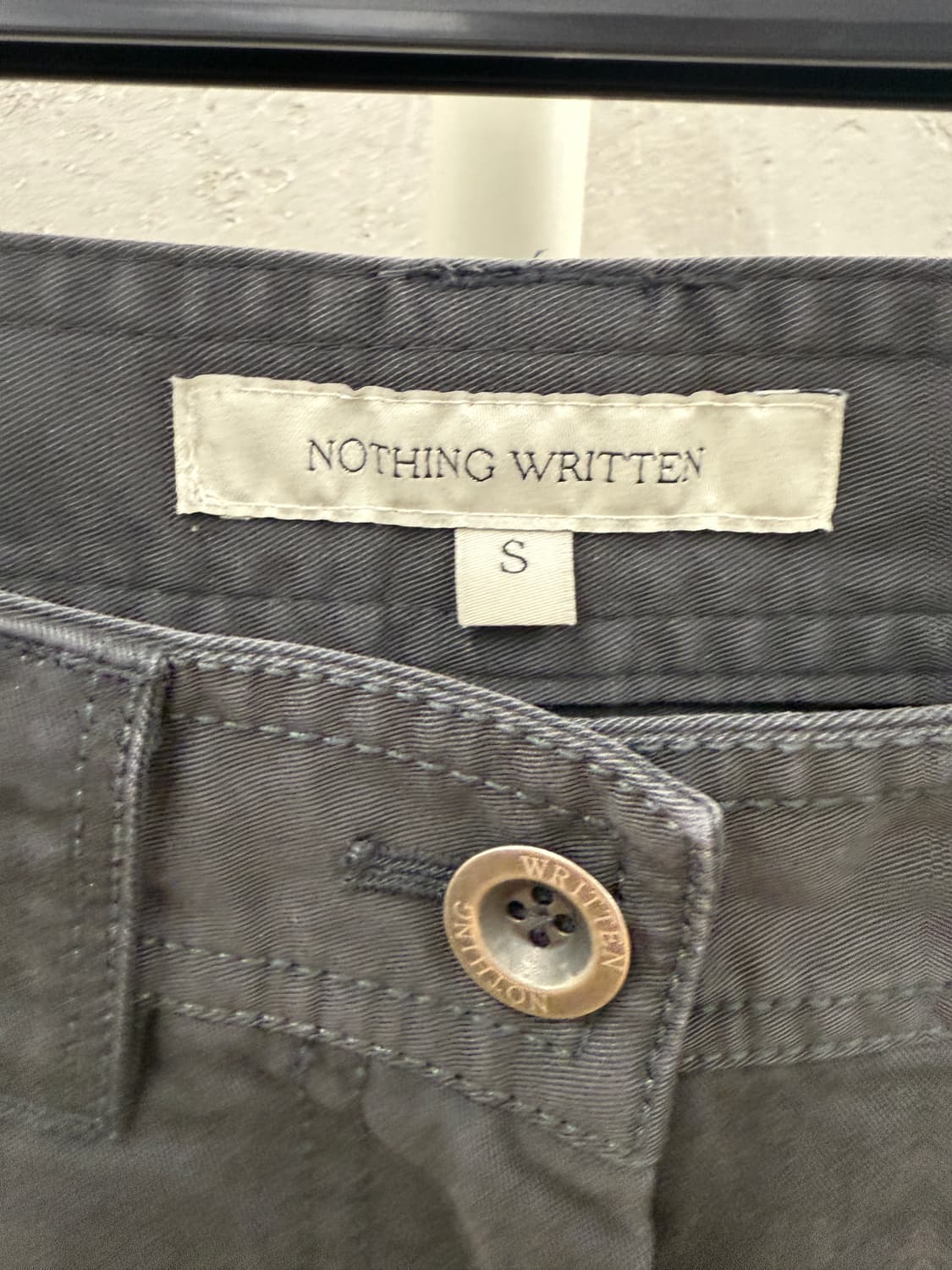 Nothing Written 회색 바지 S 상품이미지3