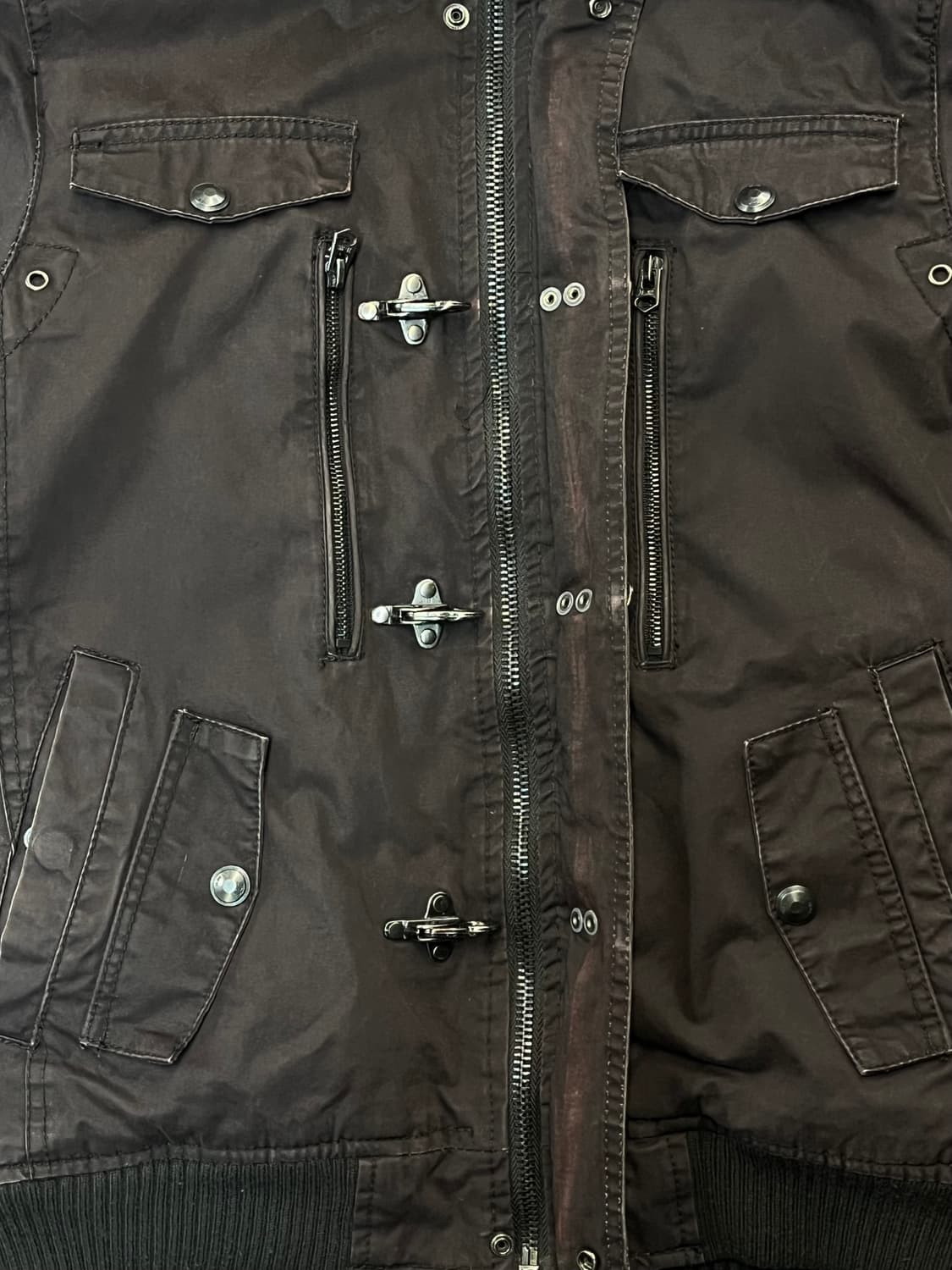 자라 버클 자켓 브라운 S #csz1932 상품이미지5