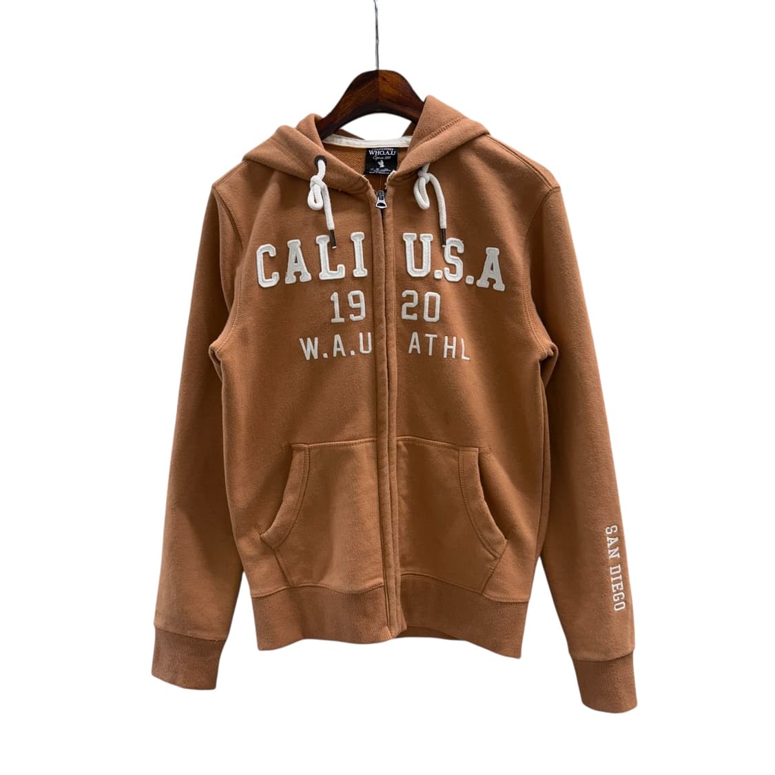 [M] 후아유 카멜베이지 후드집업 상품이미지3