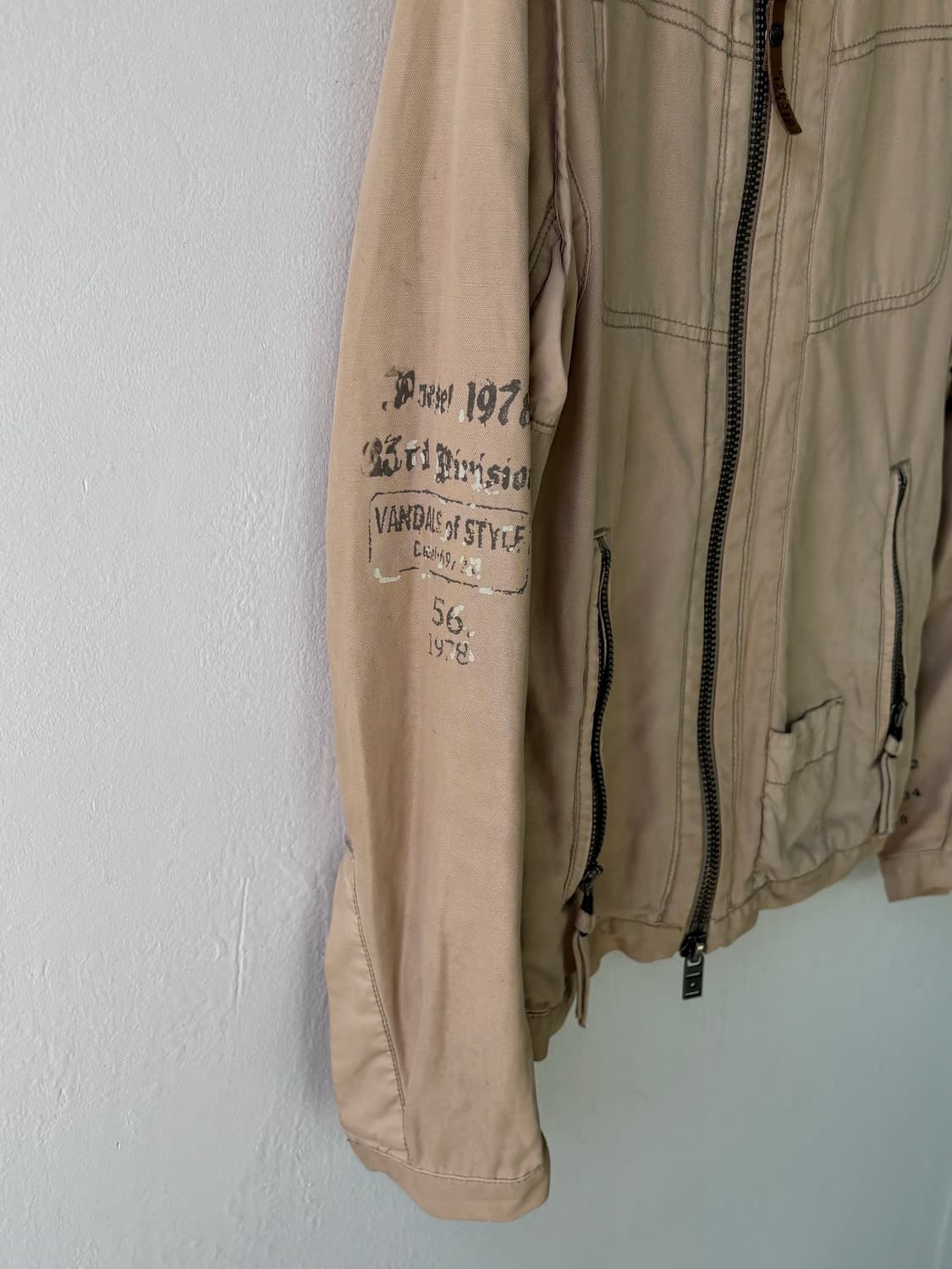 디젤 워싱 라이더 자켓 상품이미지8