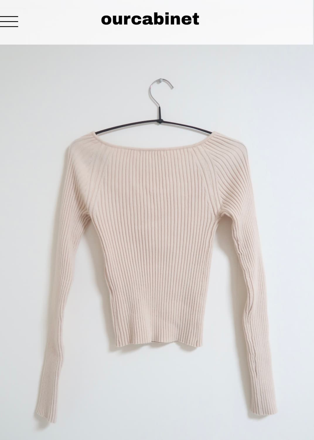 ribbon golgi knit 상품이미지2