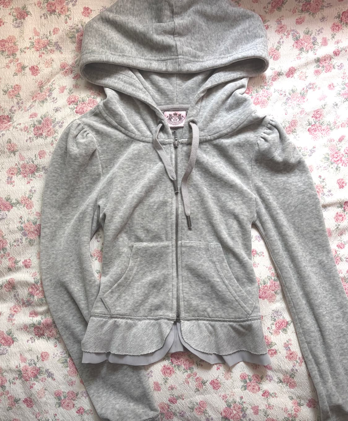 (유일매물) 쥬시꾸뛰르 프릴 후드집업 상품이미지1