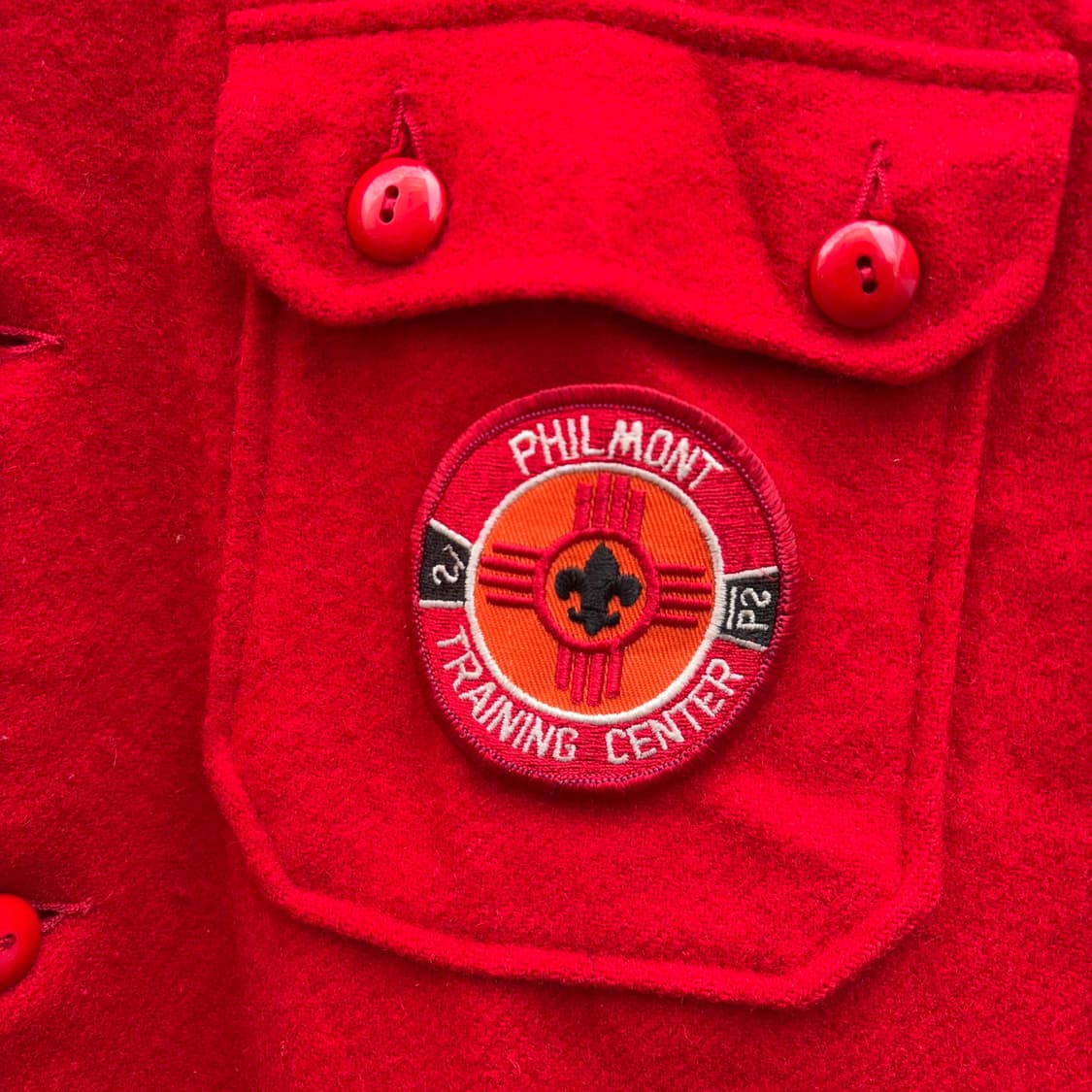 80s USA 보이스카우트 오브 아메리카 Philmont 공식 울 자켓 상품이미지4