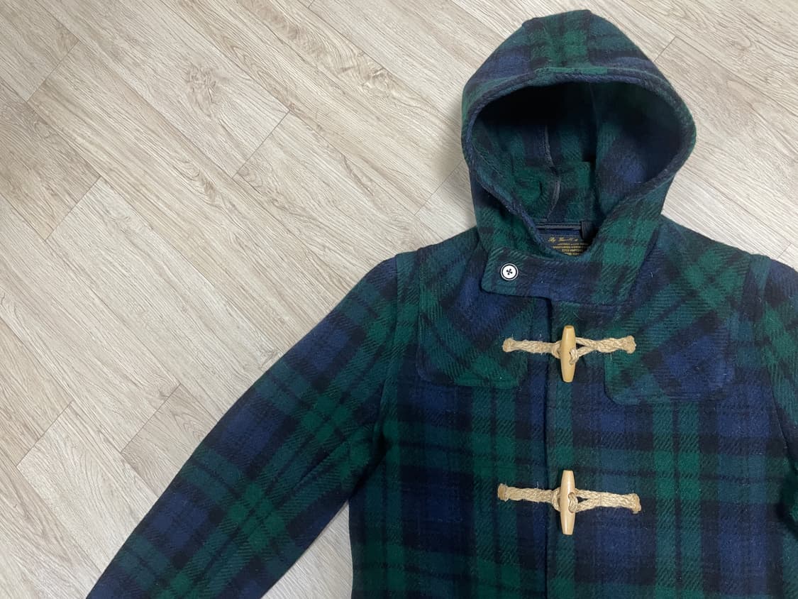 55~66) 피델리티 여성 블랙와치 더플코트(폴로&리바이스) 상품이미지4