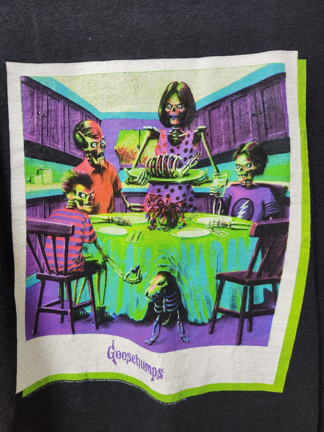 빈티지 구스범스 블랙 긴팔 티셔츠 2XL (105추천) 상품이미지3