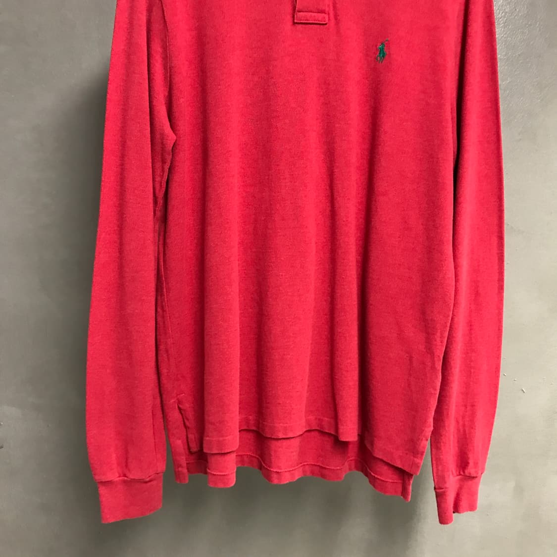 폴로 랄프로렌 PK 긴팔 카라티 레드 L 상품이미지3