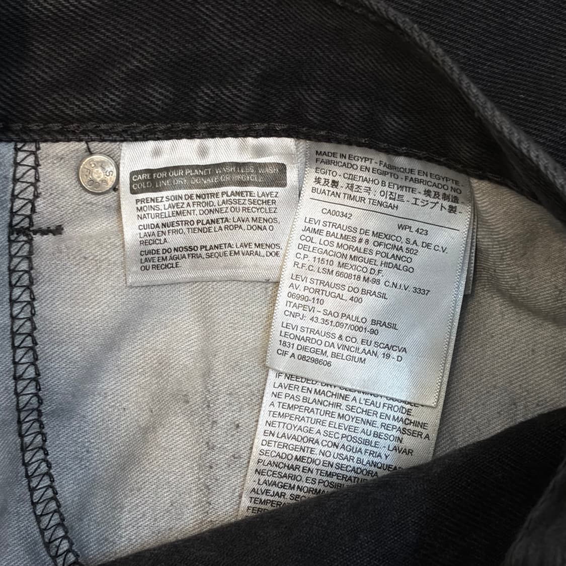 00s 미국 빈티지 리바이스 505 블랙진 청바지 상품이미지3