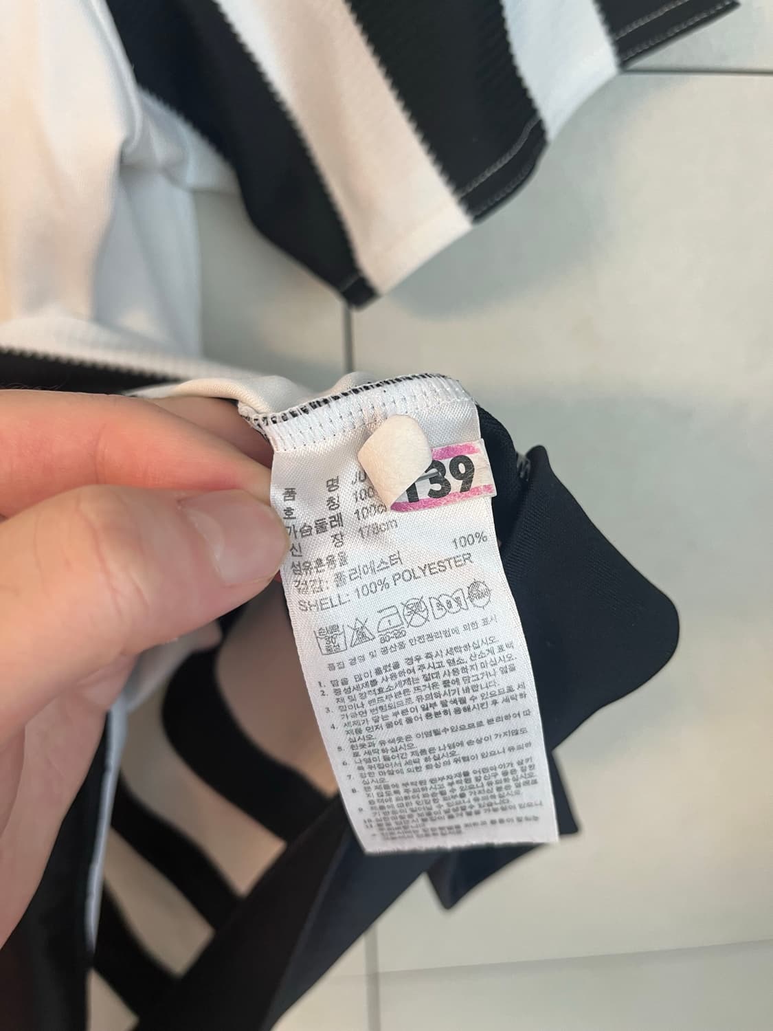 아디다스 정품 유벤투스 15-16 유니폼 (100 size)  상품이미지6