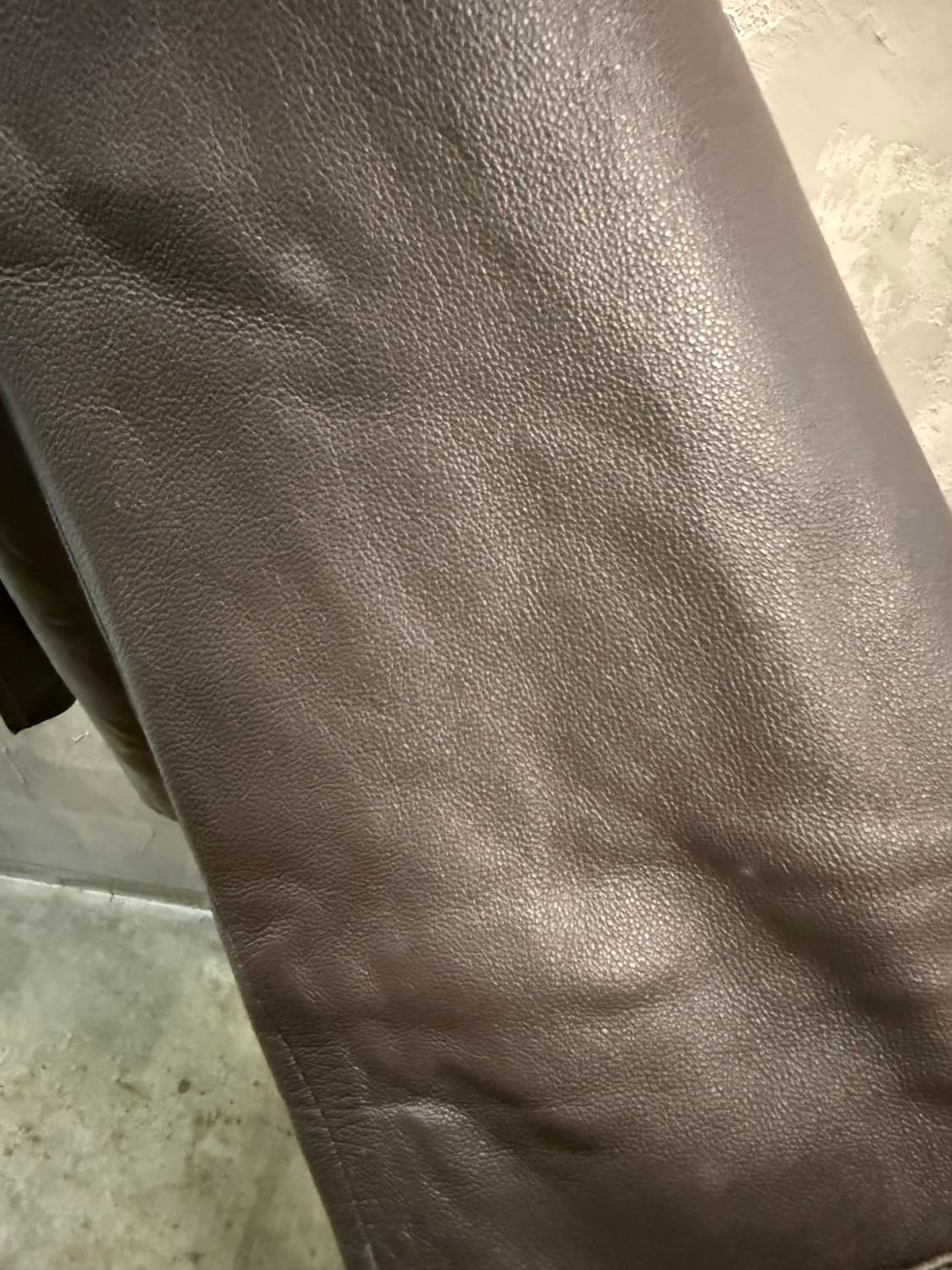 11 발망 BALMAIN 후드 양가죽 하프 코트 다크브라운 상품이미지10