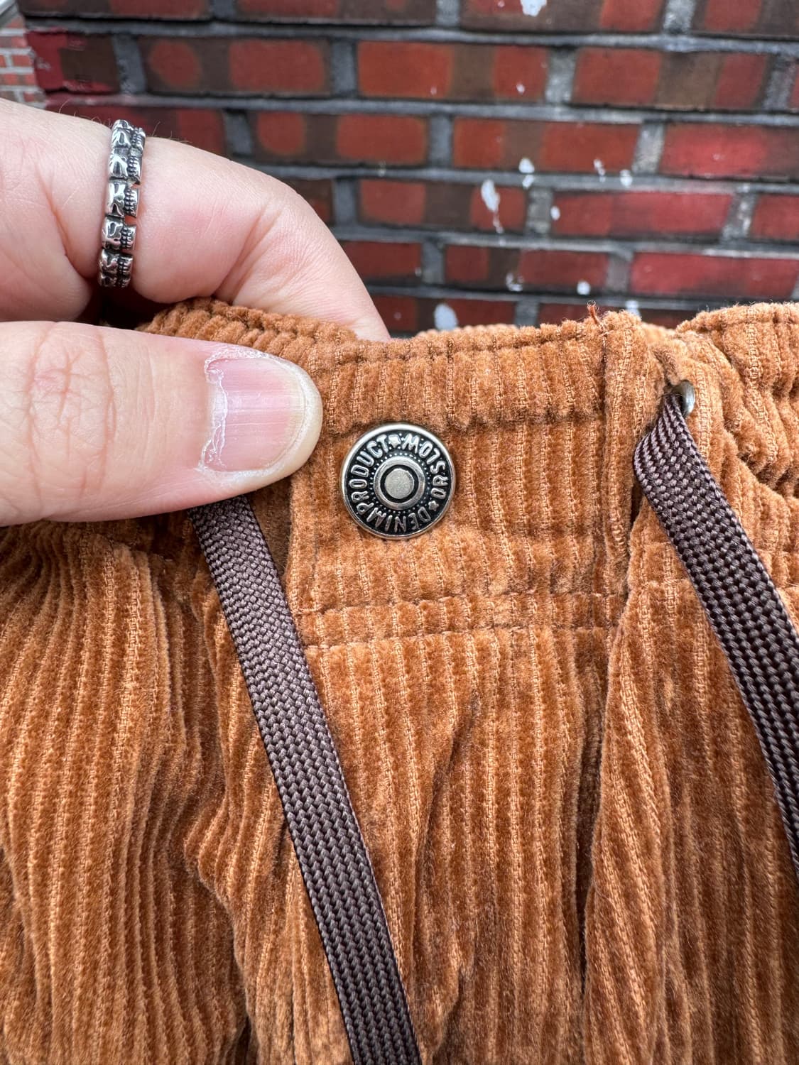 오어슬로우 밴딩 브라운 코듀로이 팬츠 상품이미지5