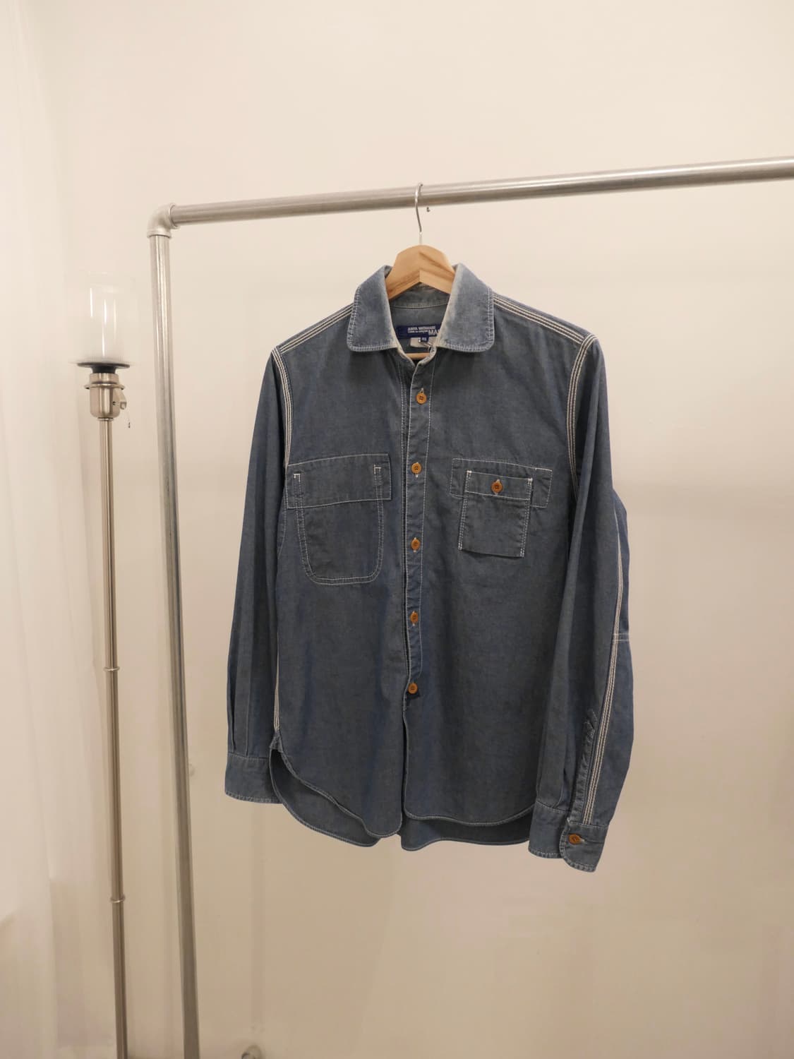 꼼데가르송 간류 스티치 데님 셔츠 상품이미지1