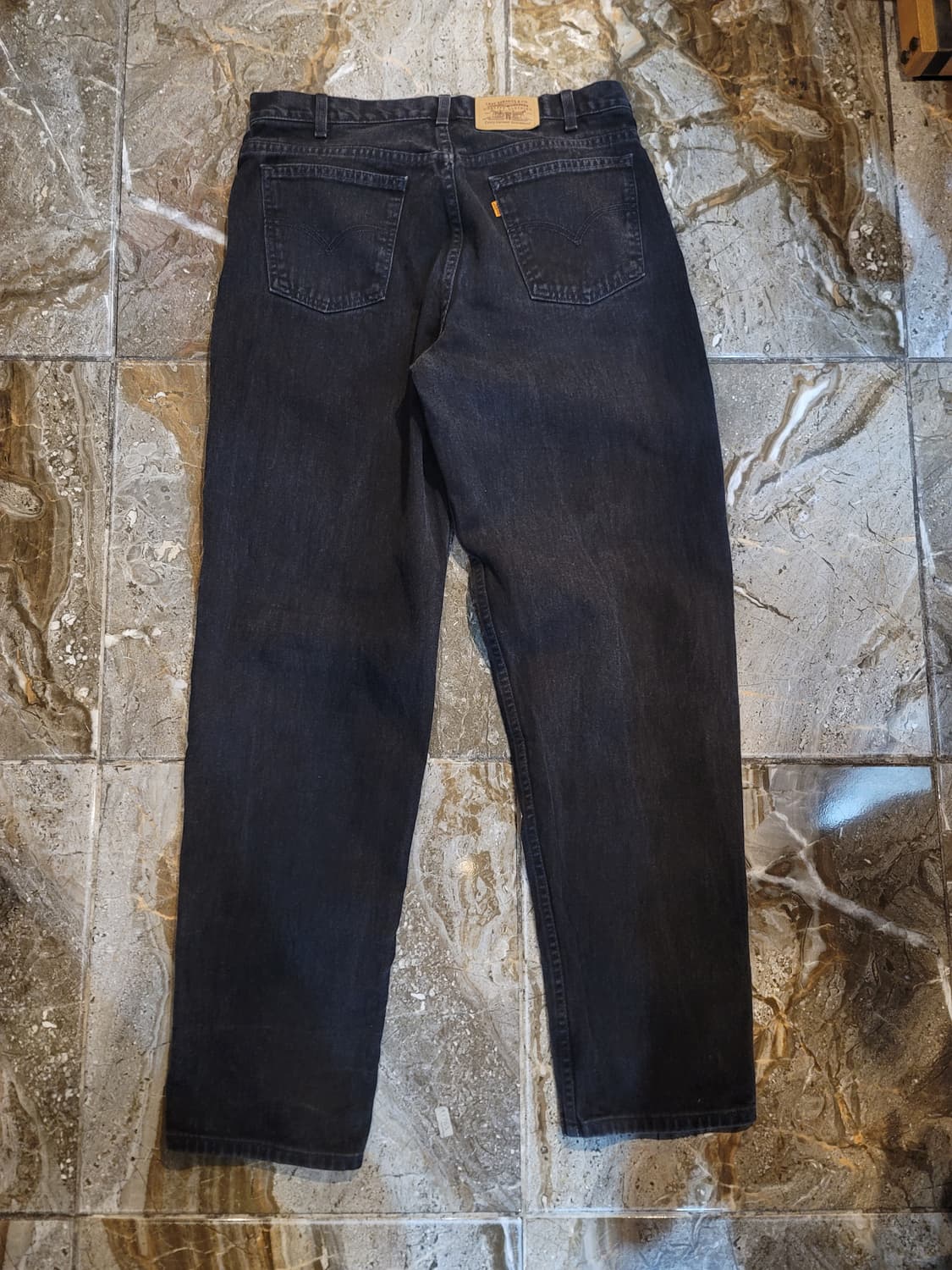 리바이스 흑청 오렌지탭 데님팬츠  상품이미지2