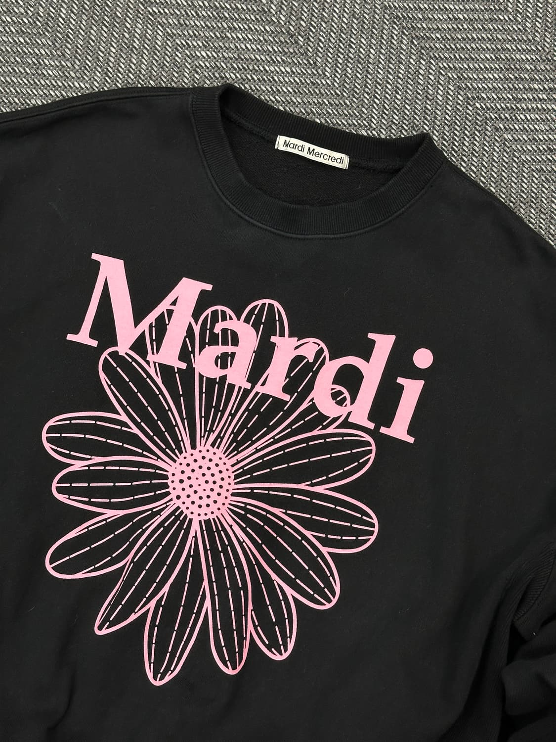 마르디메크르디 플라워 맨투맨 상품이미지2