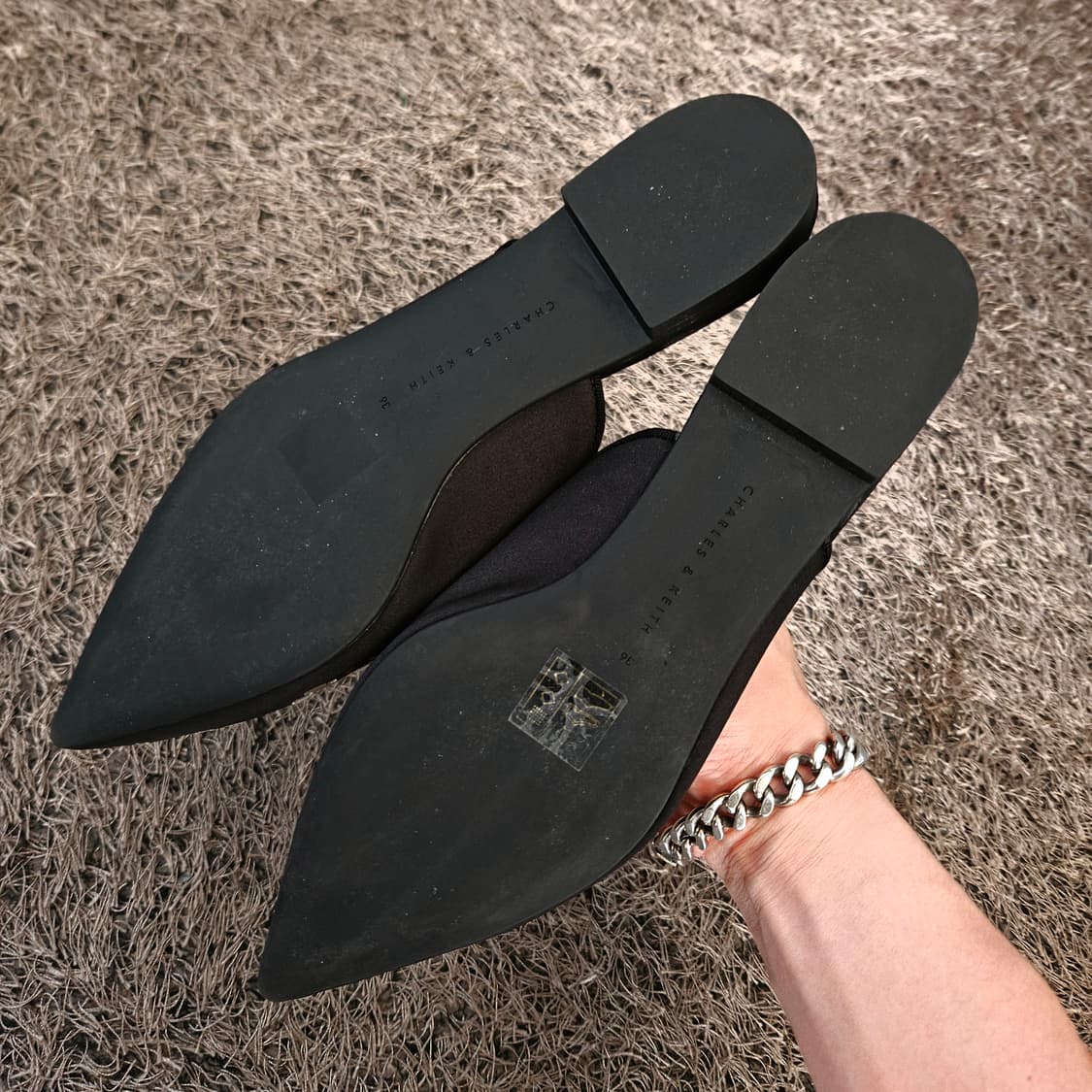 찰스앤키스 플라워 자수 뮬 36size 상품이미지3