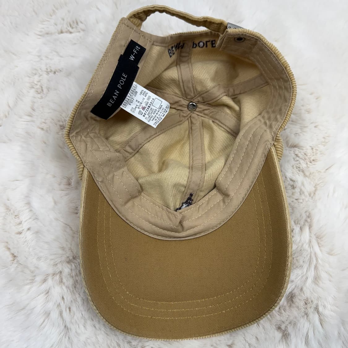 OS) 빈폴 우먼스 코듀로이 볼캡 베이지 상품이미지6