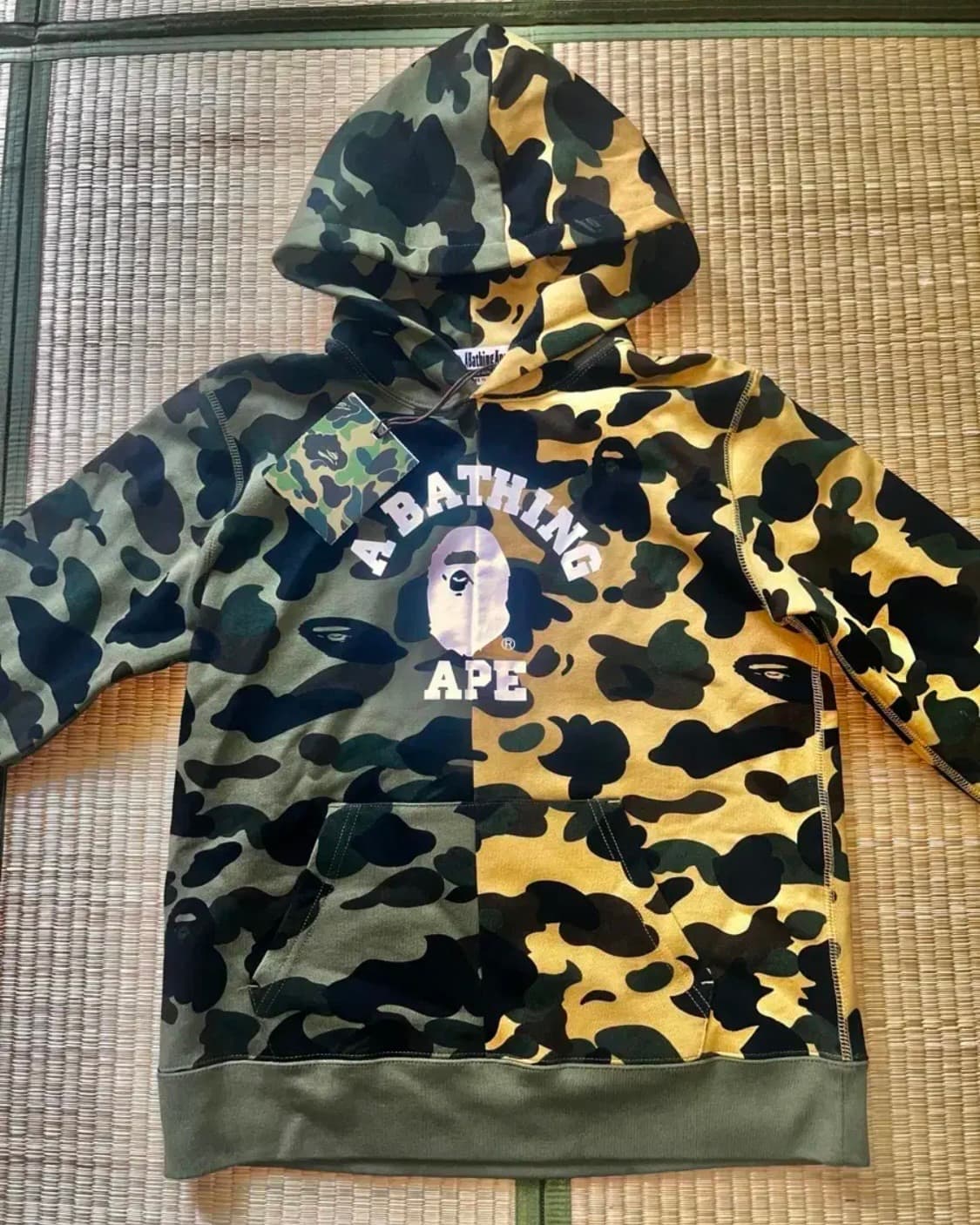 베이프 반반 후드티 키즈 160 bape kids hoodie 상품이미지3