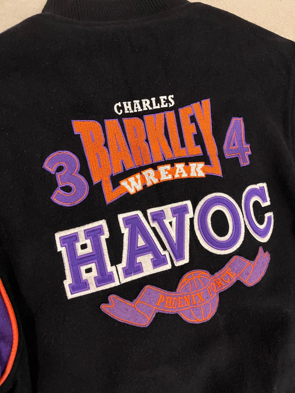 90s 나이키 찰스바클리 울 바시티 자켓 상품이미지4