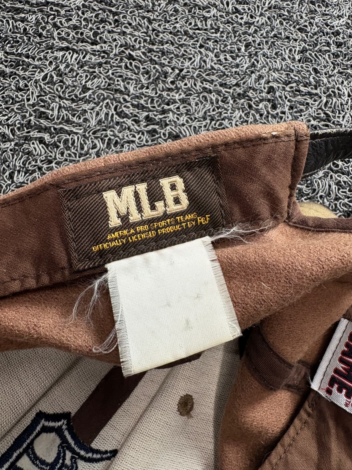 00s MLB 보스터 레드삭스 빅로고 레더 디테일 볼캡 4676 상품이미지7