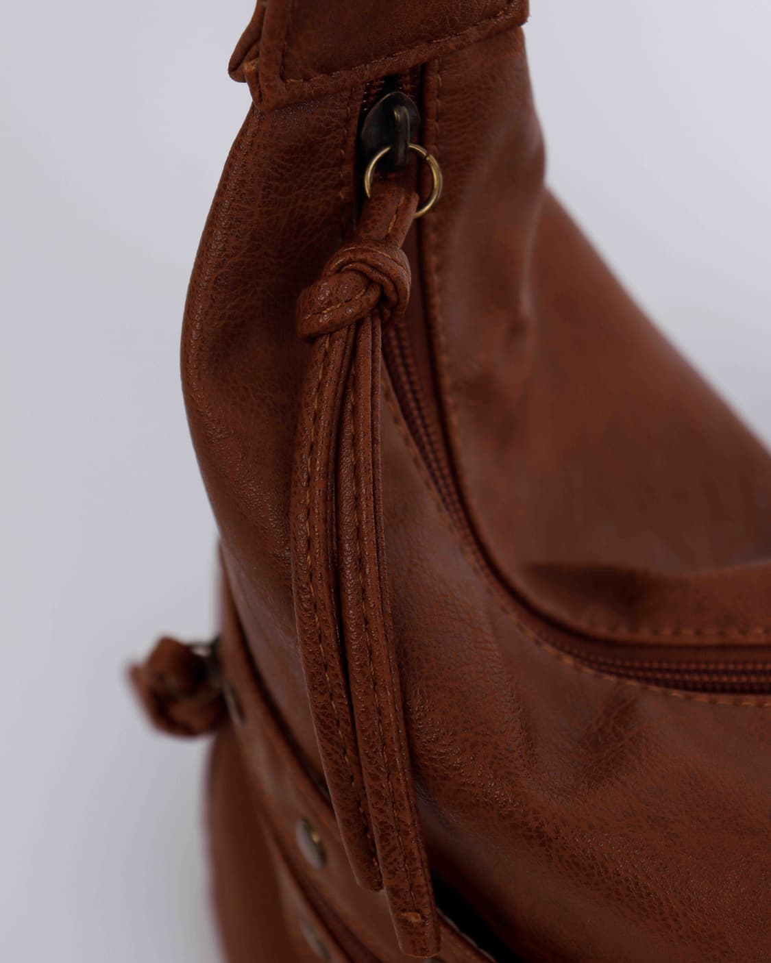 [JAPANESE VINTAGE] 빈티지 캐멀 레더 호보 숄더백 상품이미지9