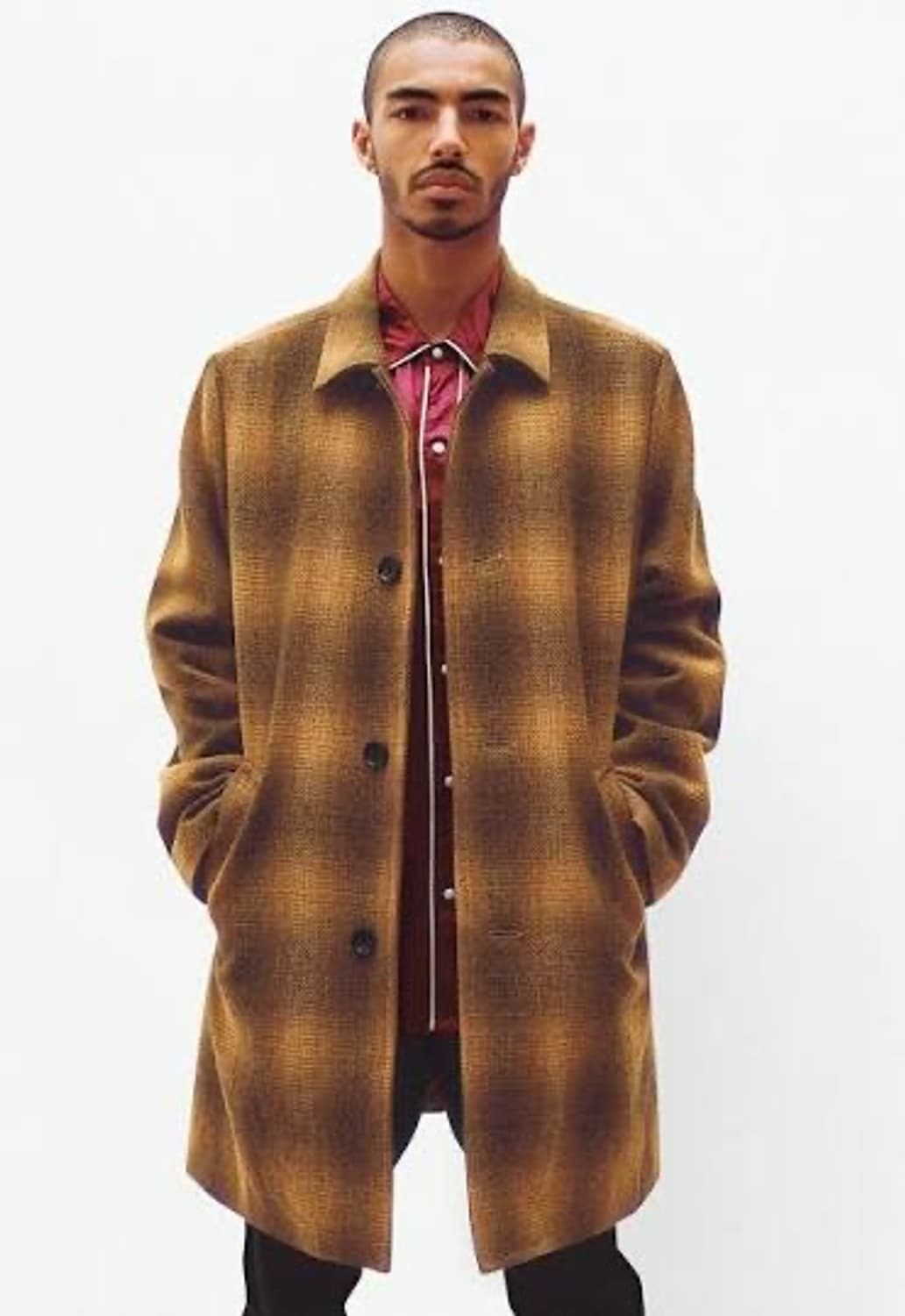 슈프림 16FW 쉐도우 플레드 코트 L 상품이미지1