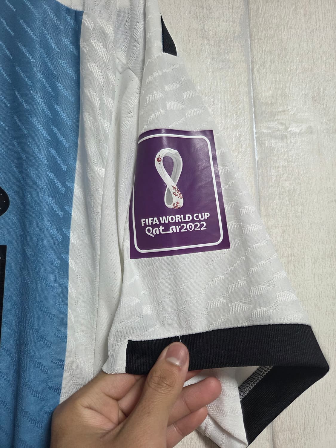 아르헨티나 대표팀 메시 FIFA 카타르 월드컵 어센틱 유니폼 상품이미지4