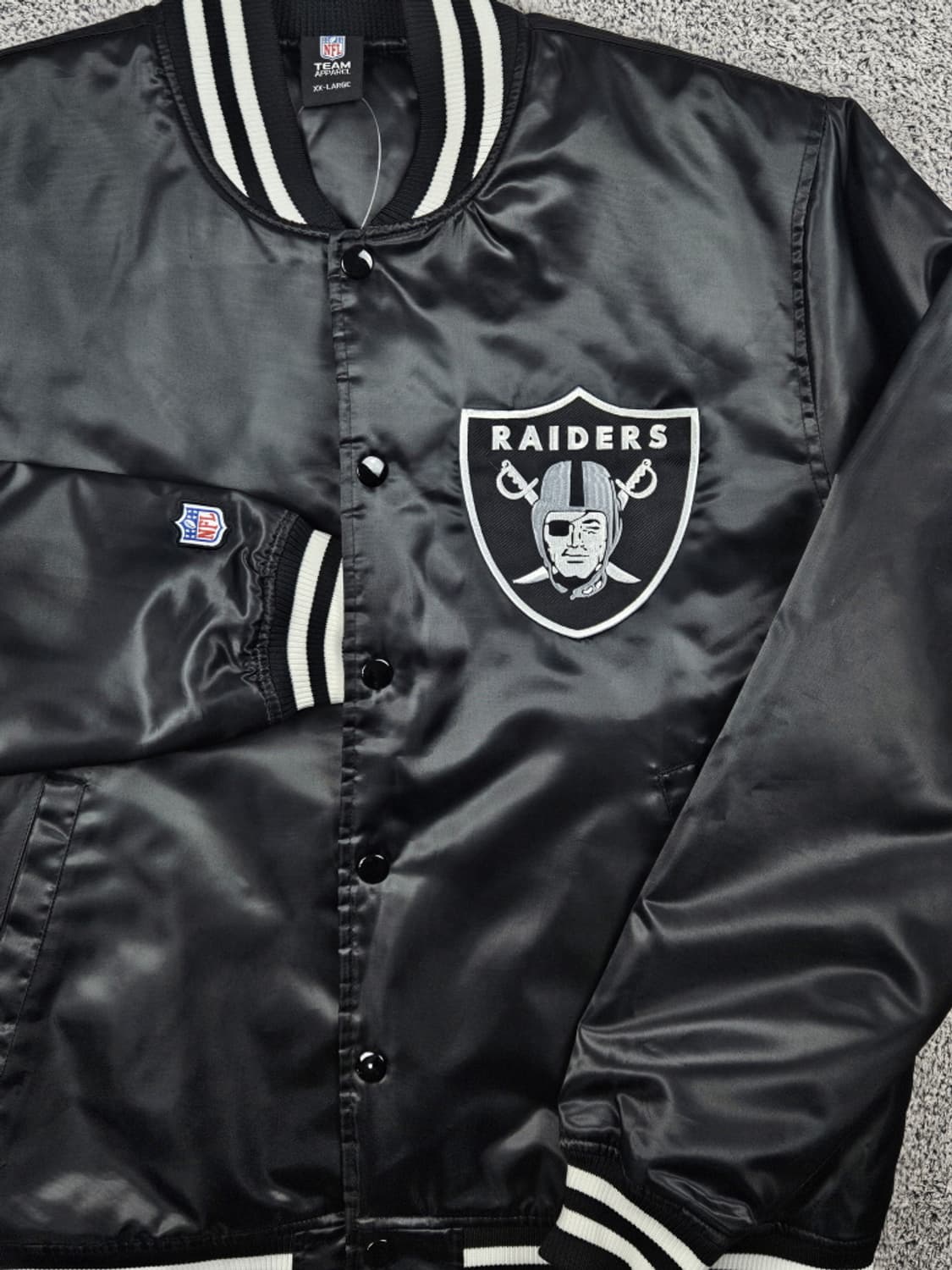 NFL 레이더스 새틴 바시티 자켓 ( 2XL ) / 9931 상품이미지4