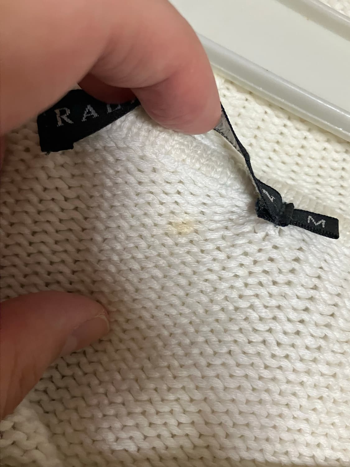 랄프로렌 화이트 니트 후드집업 상품이미지8