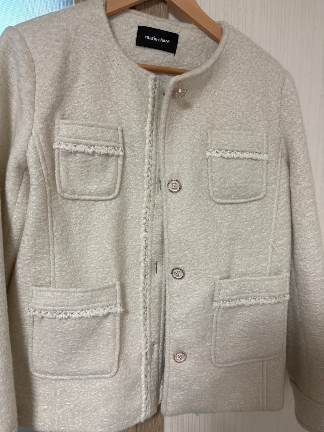 마리끌레르 트위드 자켓 상품이미지4