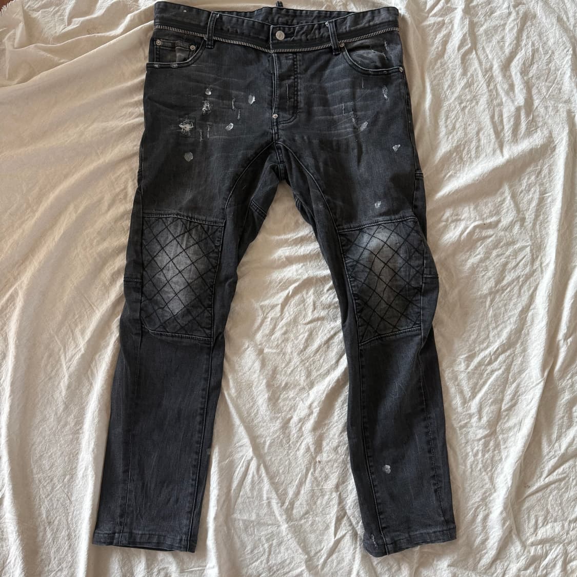 디스퀘어드 아카이브아머 지퍼 새깅진 상품이미지1